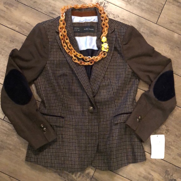 Zara Jackets & Blazers - Zara Plaid Wool Blazer
